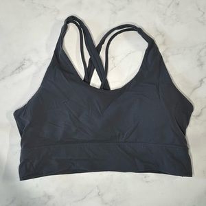 Strappy back sports bra